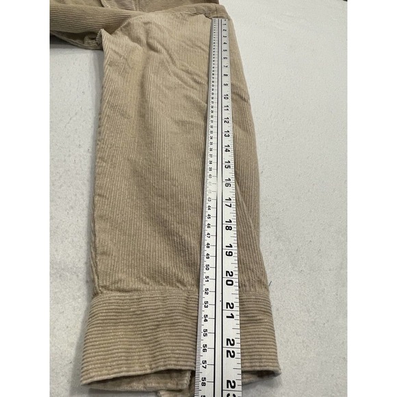 Brixton Size XL Womens Bowery Corduroy Button-Up Shirt Jacket Long Sleeve Beige - Picture 5 of 7